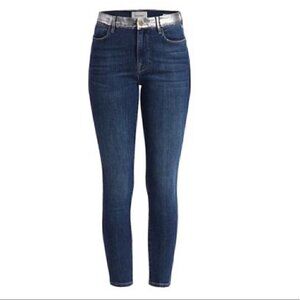 𝅺💙 Frame Le High Skinny Foil Pocket High Rise Jeans - 24